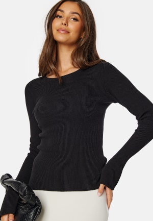 BUBBLEROOM Sabine Knitted Top Black XS