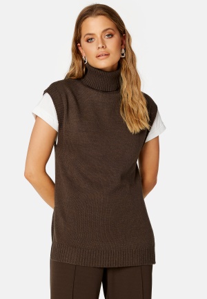 BUBBLEROOM Solana knitted vest Brown L