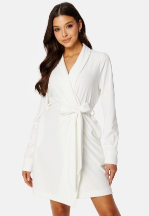 BUBBLEROOM Vania velour robe Cream L