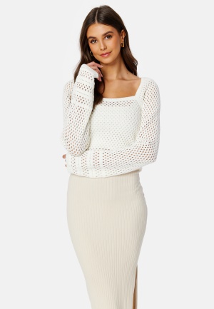 Image of BUBBLEROOM Varley crochet top Offwhite L