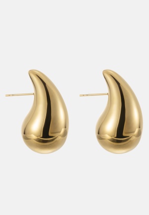 Läs mer om BY JOLIMA Drop Earring GO Gold One size