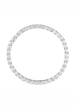 Läs mer om BY JOLIMA Elastic Tennis Bracelet Crystal Steel One size