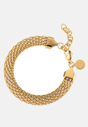 Läs mer om BY JOLIMA Florens Classic Bracelet GO Gold One size