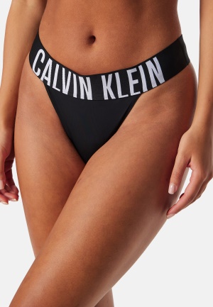 Läs mer om Calvin Klein High Leg Thong Black S