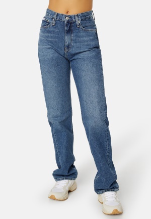 Calvin Klein Jeans High Rise Straight 1BJ Denim Dark 25/32