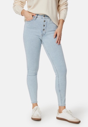 Calvin Klein Jeans High Rise Super Skinny Ankle Light Denim 31