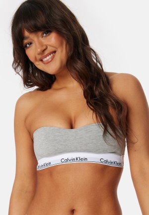 Läs mer om Calvin Klein Lightly Lined Bandeau Grey XL