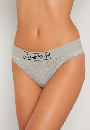 Läs mer om Calvin Klein Thong P7S Grey Heather XS