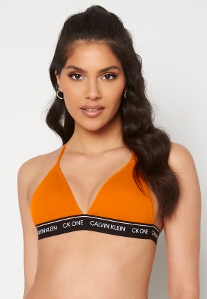 Calvin Klein Triangle Bikini Top SF8 Sunrise Orange XL