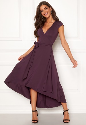 long black high low dress