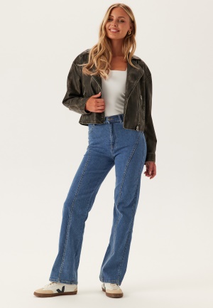 Läs mer om Dr. Denim Moxy Straight Curve V47 Vale Sky Plain L/30