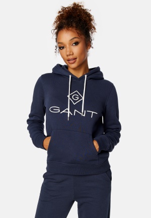 GANT Lock Up Sweat Hoodie 433 EVENING BLUE M