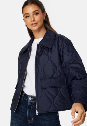 GANT Quilted Collored Jacket Evening Blue S