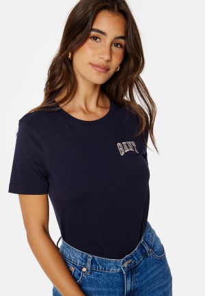 Läs mer om GANT Reg Logo SS T-Shirt EVENING BLUE XL