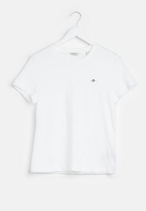 GANT Reg Shield SS T-shirt WHITE XS