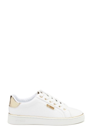 Läs mer om Guess Beckie Leather Sneakers White 37