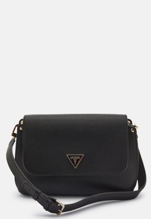 Image of Guess Meridian Flap Crossbody Black One size