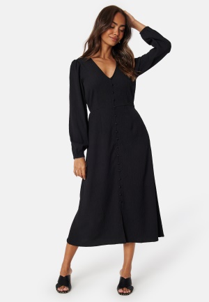 Happy Holly Gwen Structure Dress Black 44/46