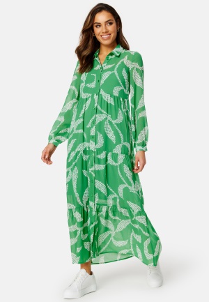 Happy Holly Issa long dress Green / Patterned 36/38