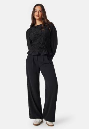 Läs mer om Happy Holly Comfy Suit Pants Black 32/34