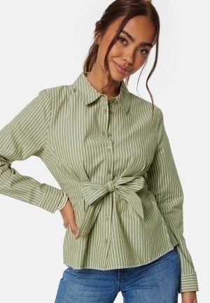 Läs mer om Happy Holly Nelinda Cotton Shirt Striped 32/34