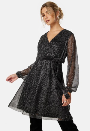 Läs mer om Happy Holly Perley Sparkling Dress Black / Silver 48/50