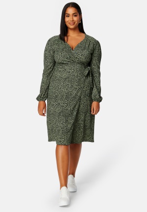 Happy Holly Rosey wrap dress Patterned 44/46