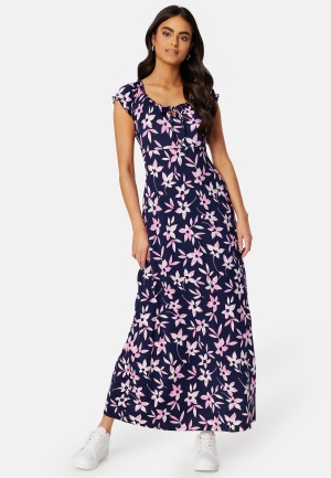 Happy Holly Tessie maxi dress  Navy / Floral 48/50S
