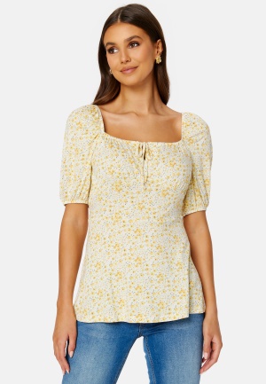 Happy Holly Toni Top Yellow / Floral 36/38