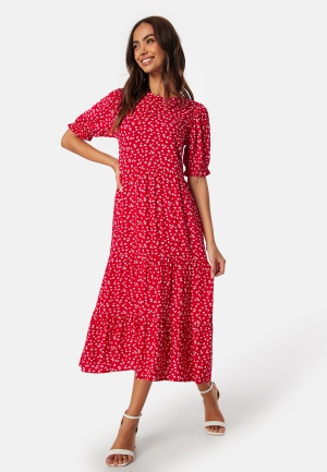 Image of Happy Holly Tris dress Red/Patterned 44/46
