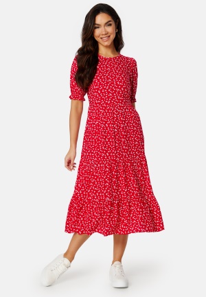 Happy Holly Tris dress Red / Patterned 40/42