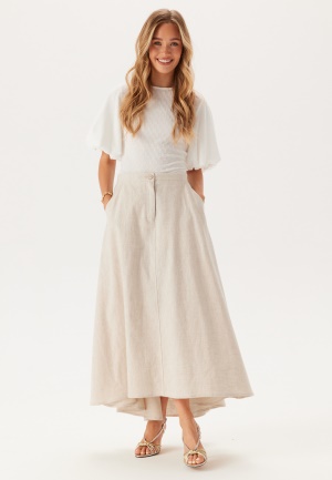 Image of Ida Sjöstedt Haven Skirt Natural Linen 42