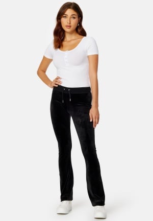 Läs mer om Juicy Couture Layla Low Rise Flare Black XL