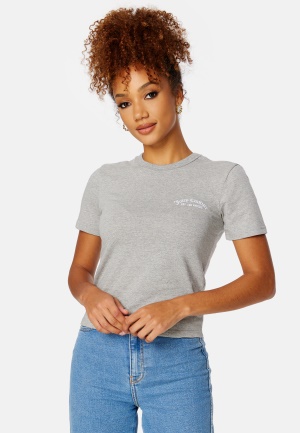 Läs mer om Juicy Couture Recycled Haylee T-Shirt Silver Marl S