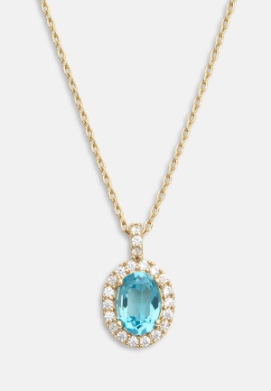LILY AND ROSE Luna Necklace Aquamarine One size