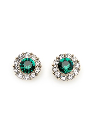 Image of LILY AND ROSE Miss Sofia Earrings Emerald One size
