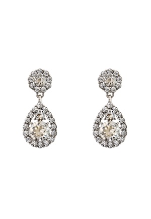 Image of LILY AND ROSE Petite Sofia Earrings Crystal/Silver One size