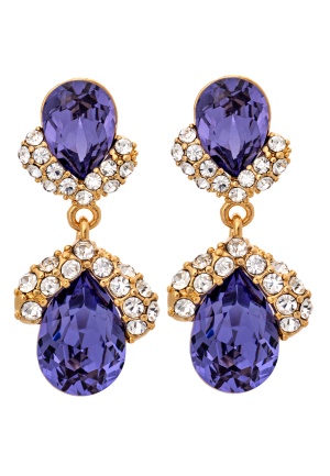 LILY AND ROSE Petite Grace Earrings Tanzanite One size