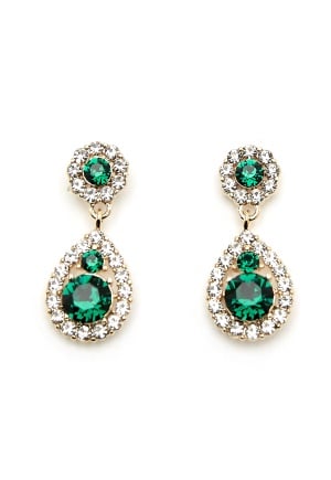 Image of LILY AND ROSE Petite Sofia Earrings Emerald One size