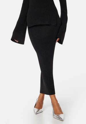 Image of Madeleine Bitici X Bubbleroom Madeleine Sparkling Knitted Skirt Black XL