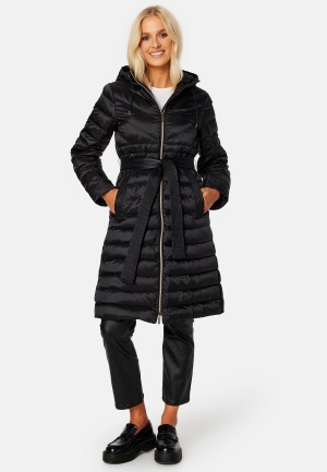 Image of Michael Michael Kors Long Fitted Puffer 001 Black XS