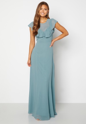 Moments New York Lea Frill Gown Green 40