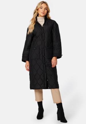 Object Collectors Item Line Long Quilted Jacket Black 34