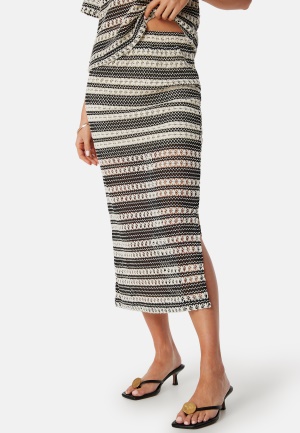 Läs mer om Object Collectors Item Objarthine HW Skirt Black Stripes:Sandshell S