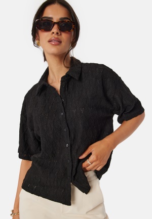 Läs mer om Object Collectors Item Objfeodora 2/4 sleeve shirt Black M