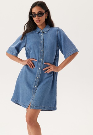 Läs mer om Object Collectors Item Objframe 2/4 RE DENIM DRESS R Light Blue Denim XL