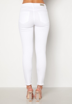 ONLY Blush Life Mid Ank Raw White L/32