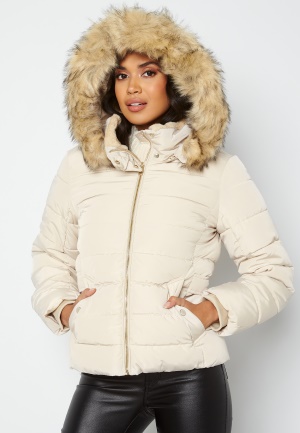 ONLY Camilla Quilted Jacket Oatmeal L