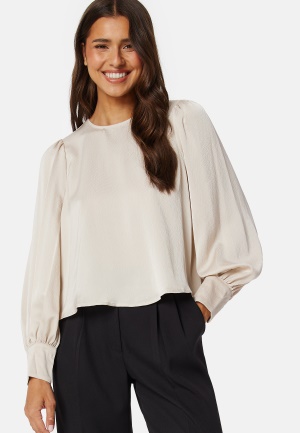 ONLY Jovana Ruby O-Neck Top Moonbeam XS