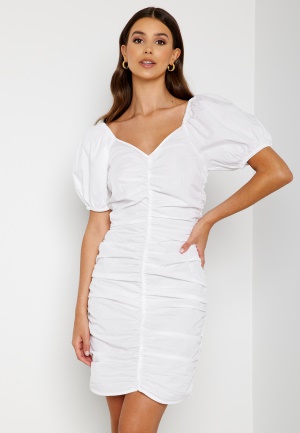 ONLY Kirby SS Short Rouching Dress White L